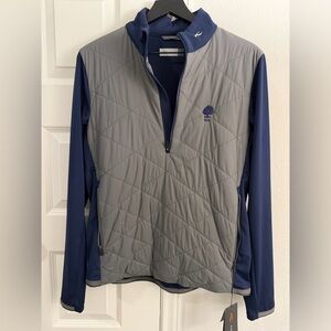 KJUS Men’s Quilted Half Zip Jacket – Size Small – New With Tags